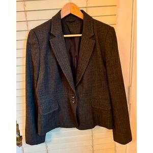 Brown 2-button blazer